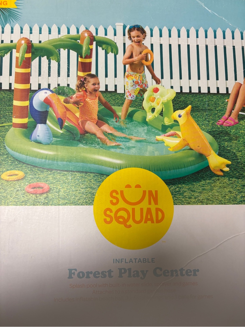 Inflatable Forest Play Center - Green